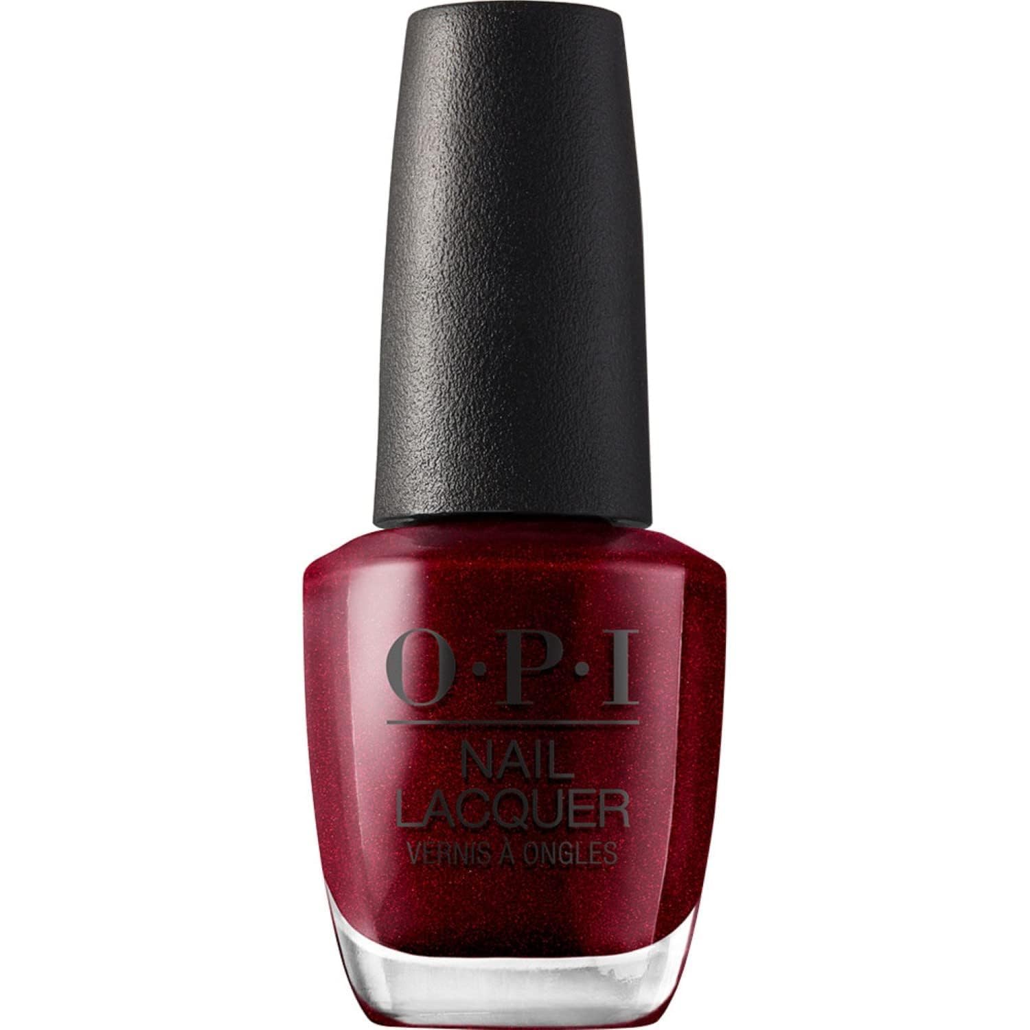 White Smoke OPI Nail Lacquer I'm Not Really a Waitress | Opaque Dark Red Pearl Chip Resistant Nail Polish | Fast Drying, Streak Free