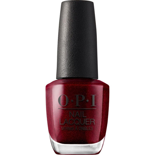 White Smoke OPI Nail Lacquer I'm Not Really a Waitress | Opaque Dark Red Pearl Chip Resistant Nail Polish | Fast Drying, Streak Free