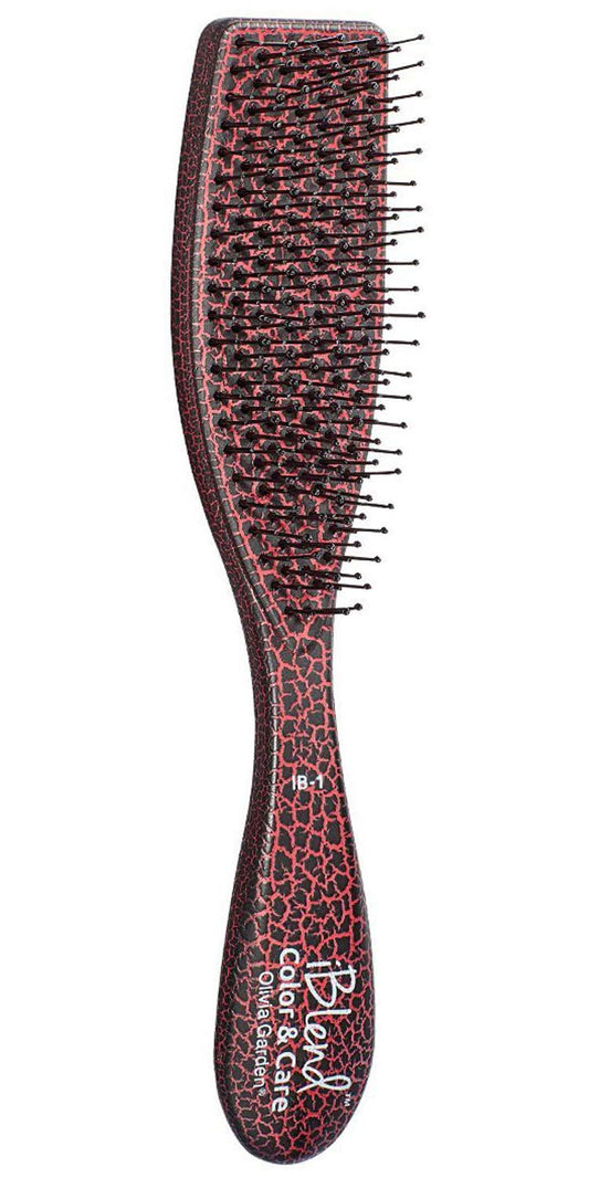 White Smoke Olivia Garden iBlend Hair Brush For Color & Treatments IB-1 (Red)