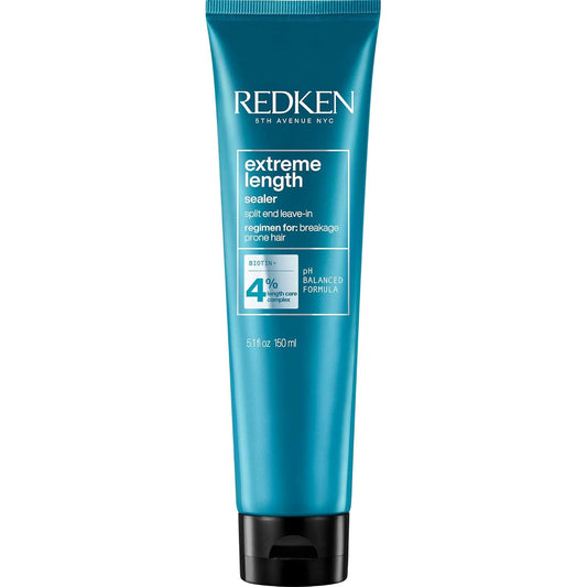 White Smoke Redken Extreme Length Leave-In Treatment For Hair Growth - Seals Split Ends & Prevents Breakage, Infused With Biotin