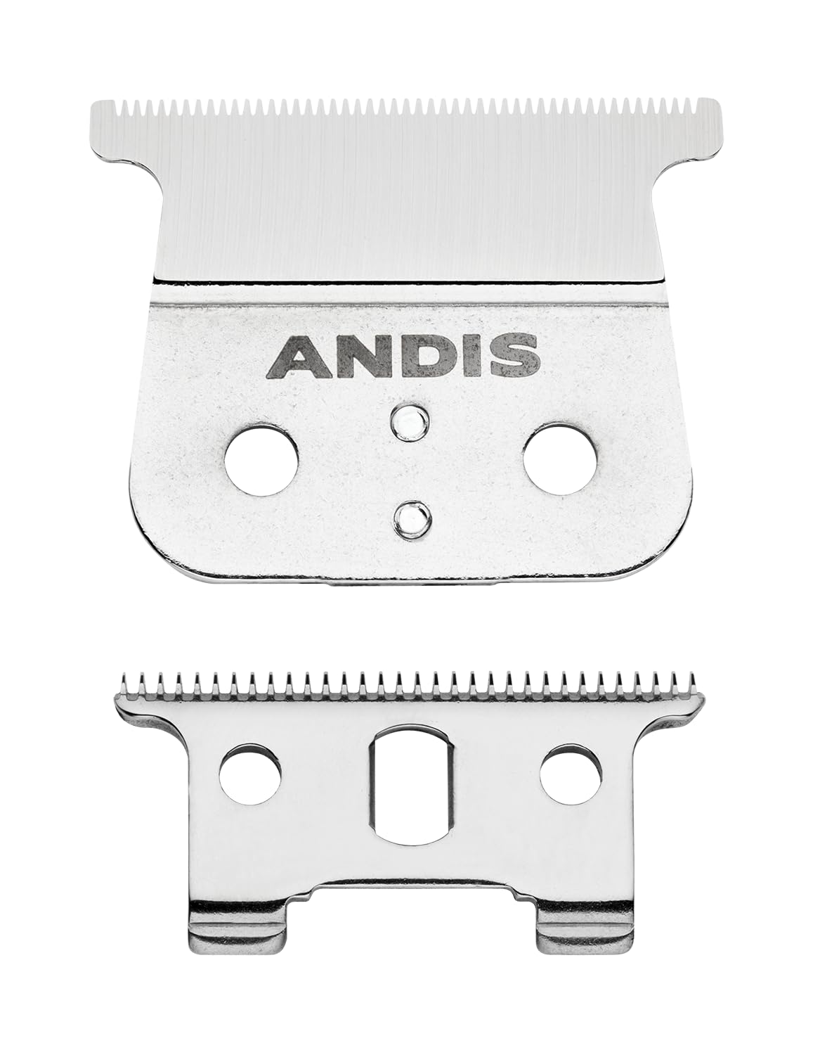 White Smoke Andis T-Blade Replacement for T-Outliner, GTO, GO, and SLS Trimmers - Close Cutting, Zero Gapped, Silver