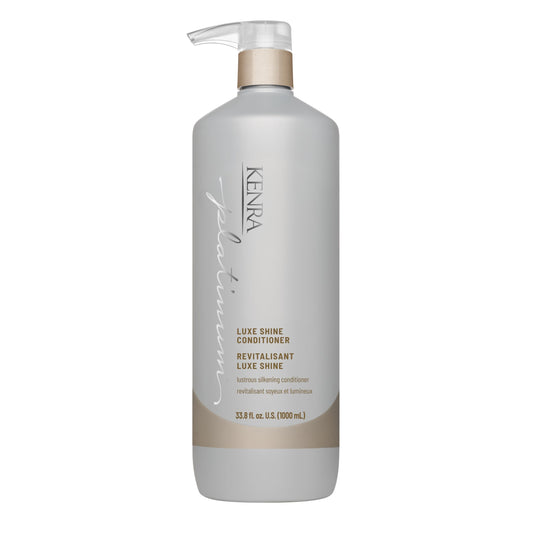 Gray Kenra Platinum Luxe Shine Conditioner | High Shine | Smoothing Conditioner for Frizzy Hair | For Dull Hair | Sulfate Free | Color Safe 33.8oz