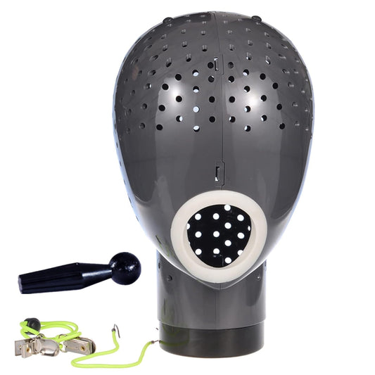 White Smoke HOMEGOAL Hair Dryer Wig Stand Holder Mannequin Head, Drying Wig From Inside to Outside, Quickly, Easily, For Lace Scalp Cap Net (Dark Grey)