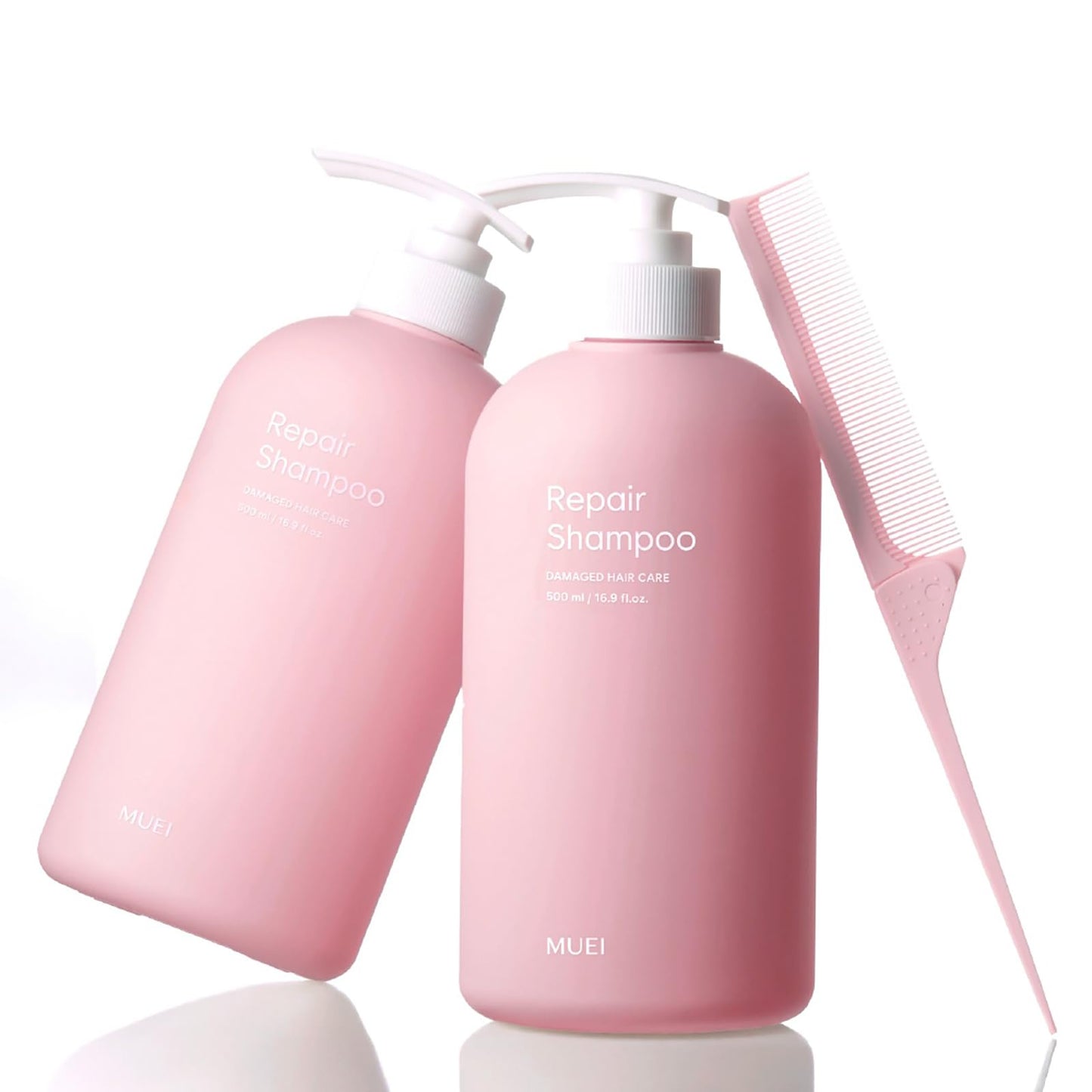 White Smoke MUEI Repair Hair Shampoo - Korean Hair care with Self Hair Salon Care for Extremely Damaged Hair | Regrowth hair | probarrier ceramide | Protein | Propolis, 16.9 fl.oz