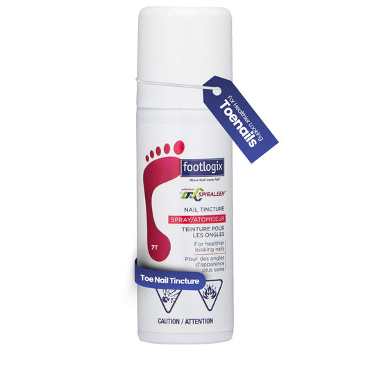 White Smoke FOOTLOGIX Nail Tincture Spray with Spiraleen, 1.55 Fl Oz (Pack of 1)