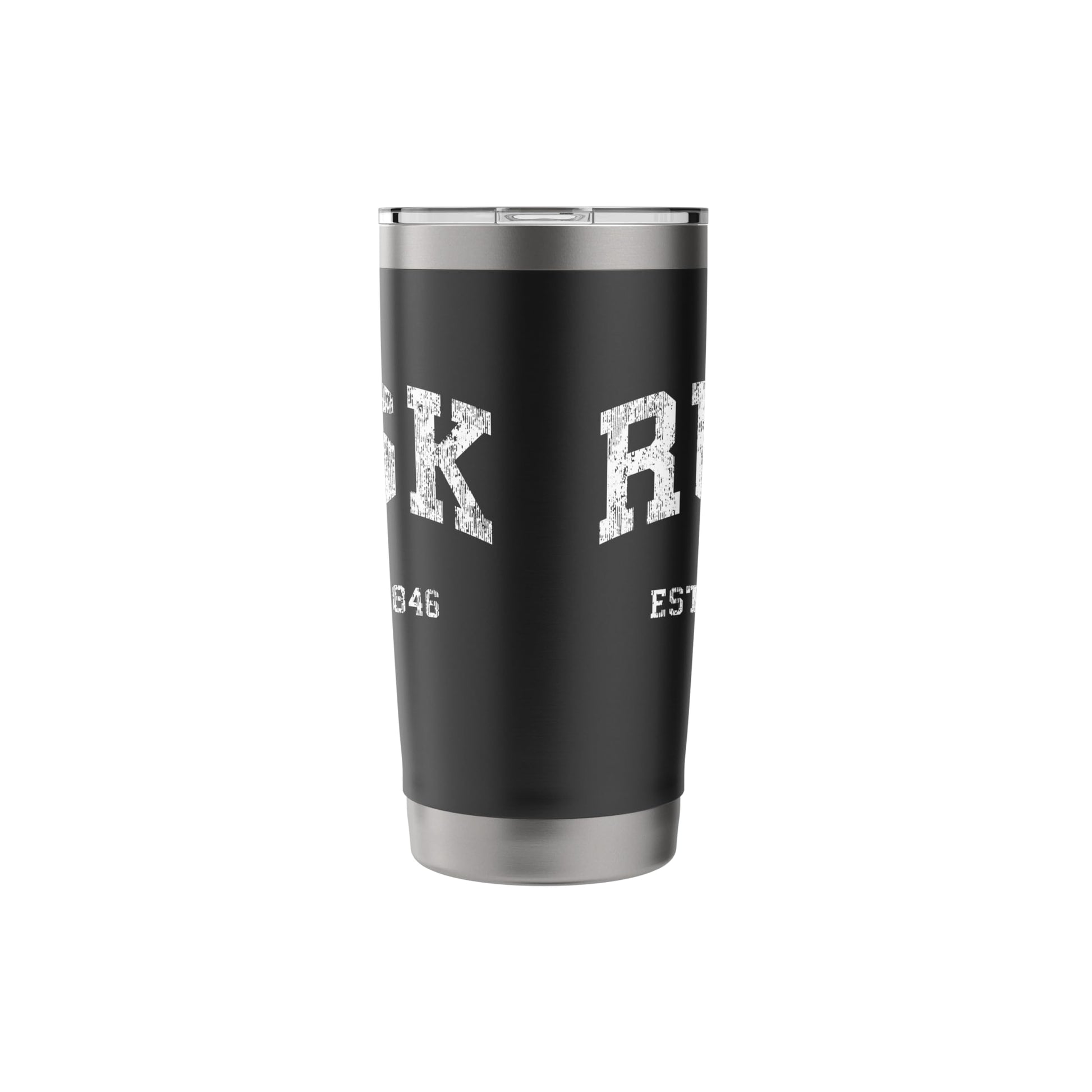 Dark Slate Gray Rusk Texas TX Vintage Athletic Sports Design Stainless Steel Insulated Tumbler