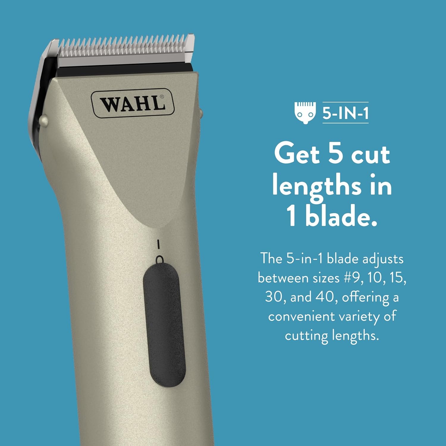 Steel Blue Wahl Professional Animal Arco Pet, Dog, Cat, and Horse Cordless Clipper Kit