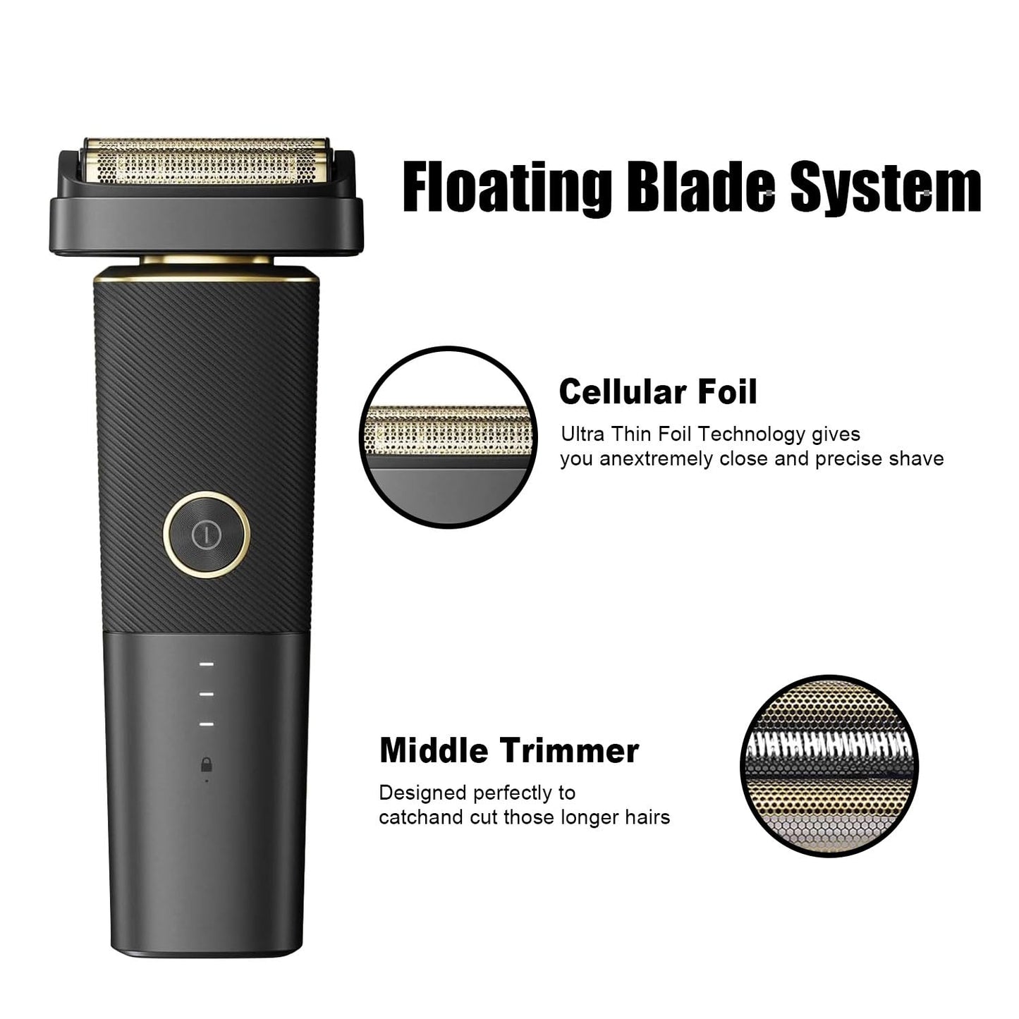 White Smoke For Andis Foil Shaver Replacement Head for Model 17300 reSURGE Electric Shaver Replacemen Blades