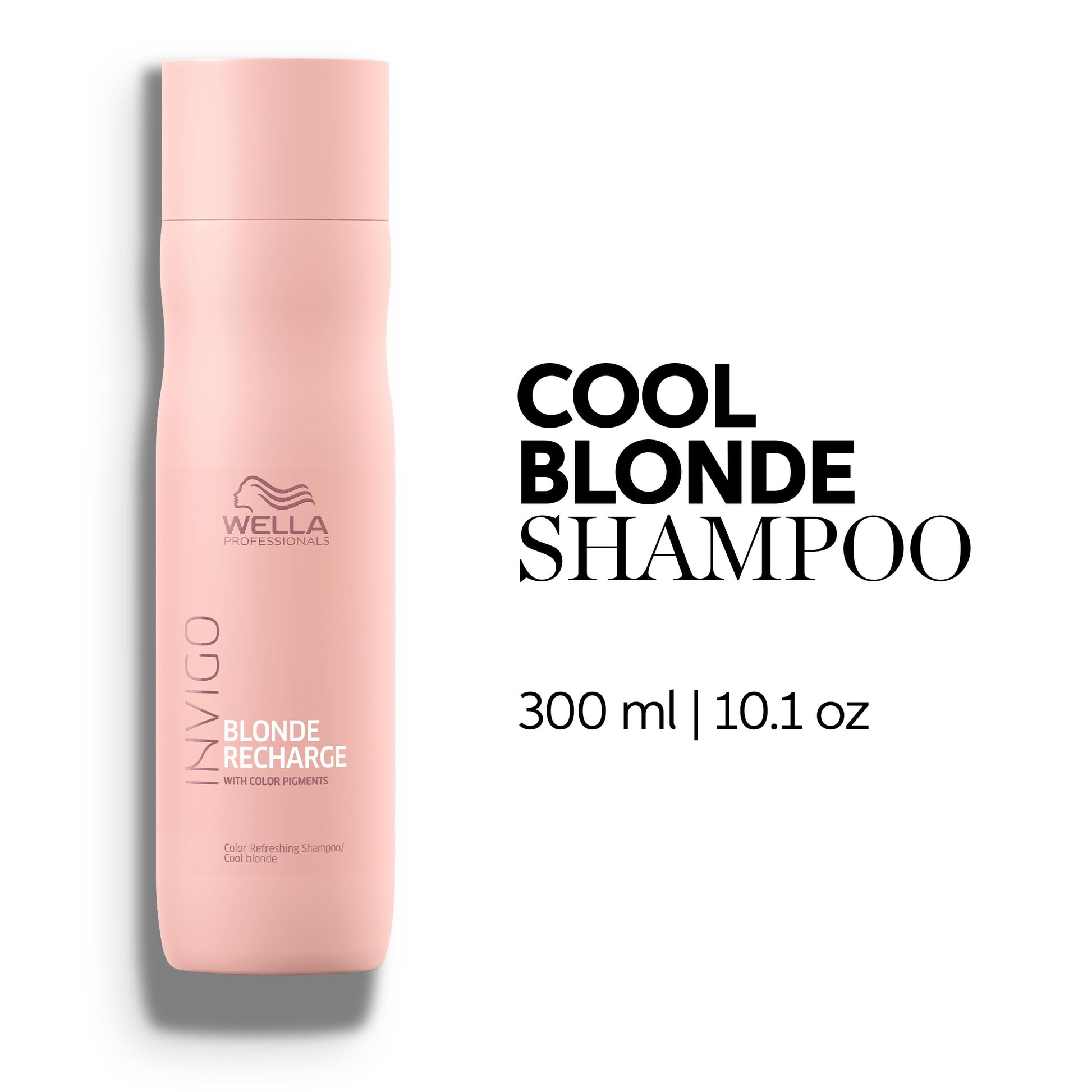 White Smoke Wella Professionals Invigo Blonde Recharge Color Refreshing Shampoo | Refresh & Maintain Cool Blonde Hair Color | 10.1 Fl Oz