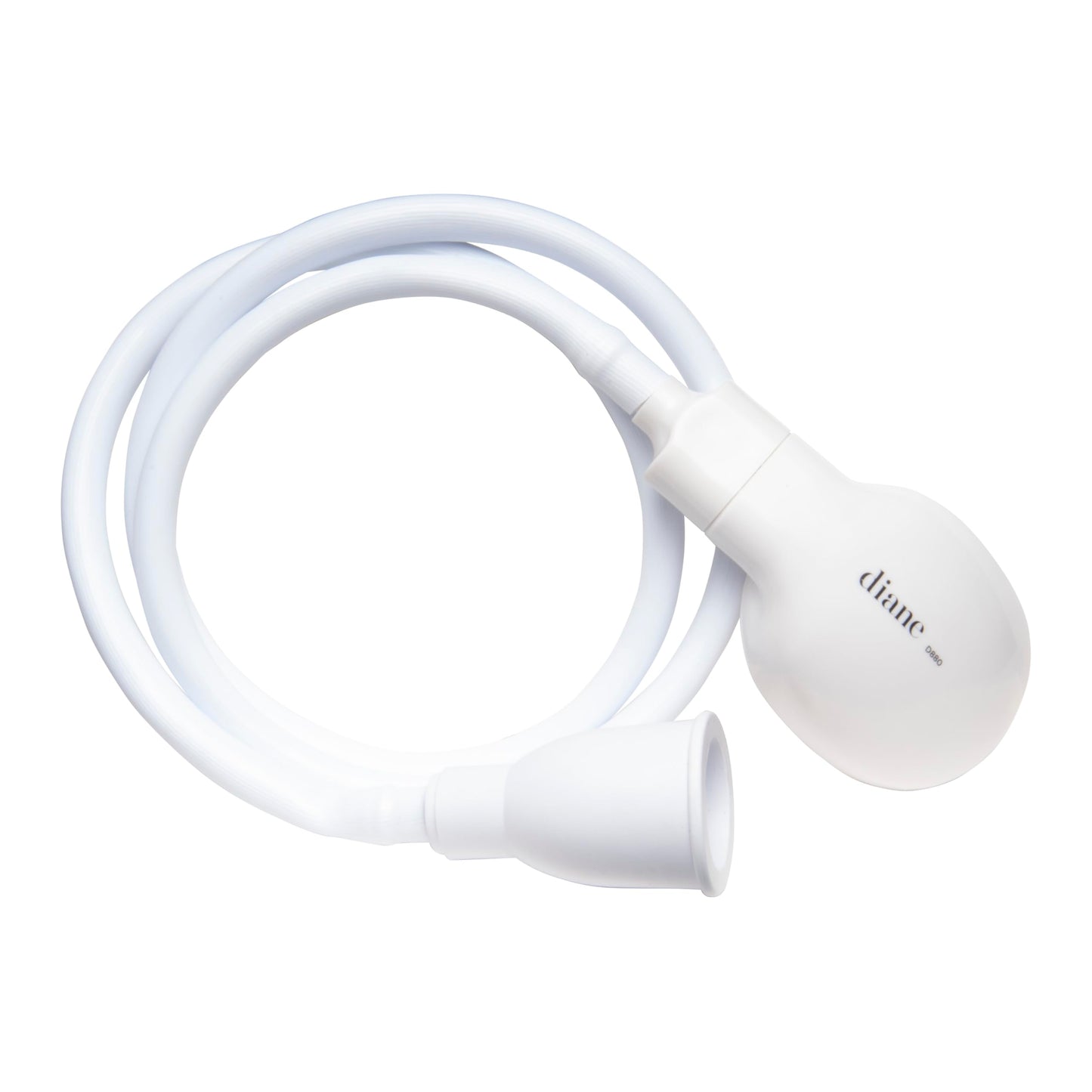White Smoke Diane Portable Shampoo Sink Spray Hose for Salon or Home, 41.5 Inch Sink Attachment with Nozzle for Hair Washing, Baby & Pet Baths, Fits Most Standard Faucets, White