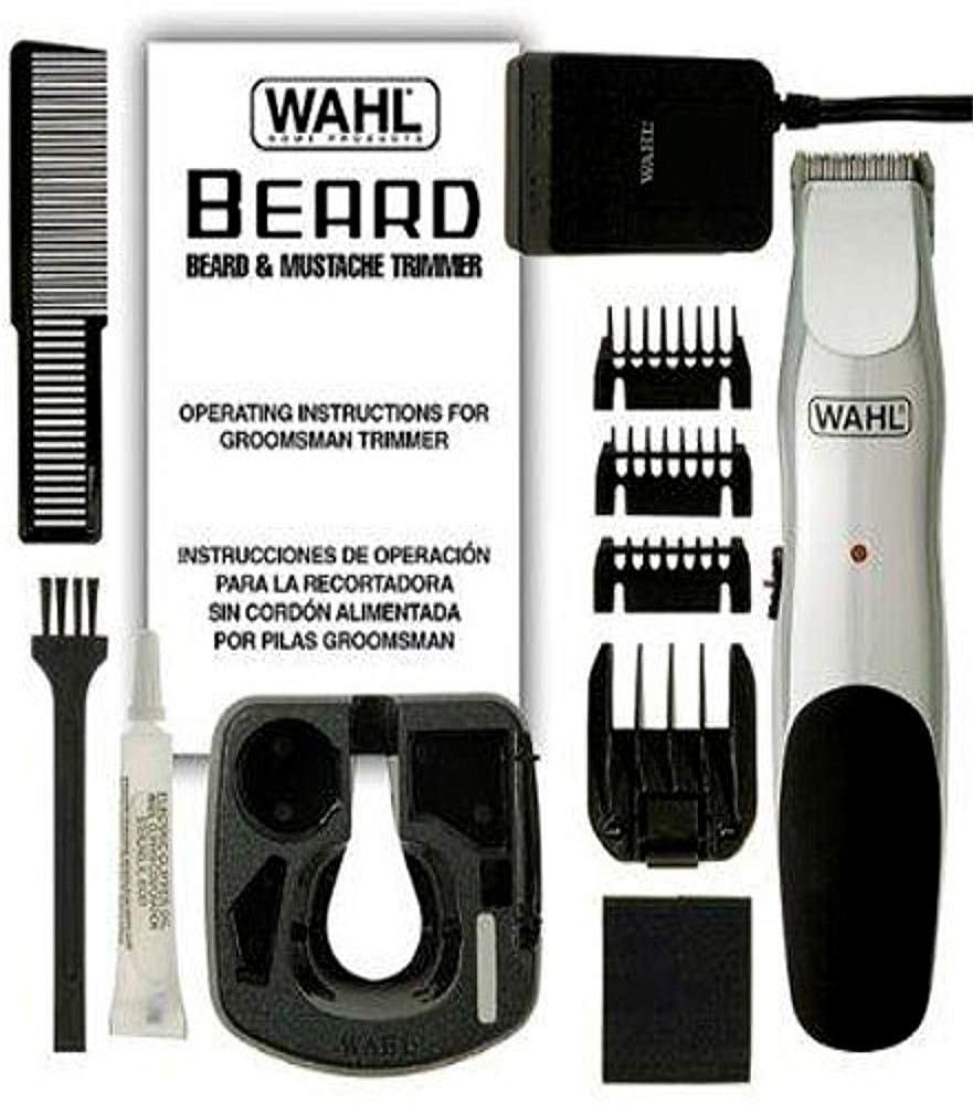 White Smoke Wahl Clipper Corp 9916-817 Beard/Mustache Trimmer