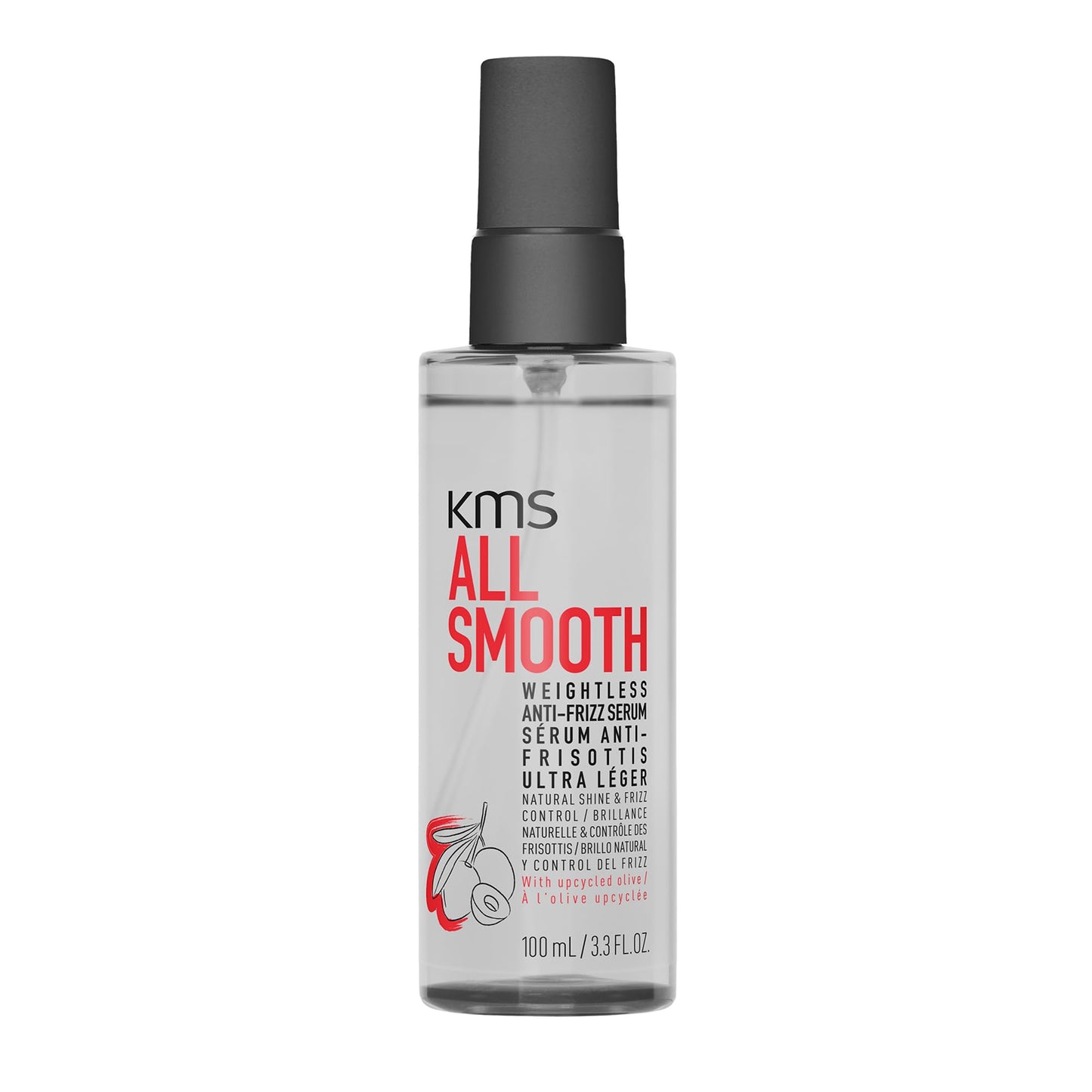 Gray AllSmooth Weightless Anti-Frizz Serum for Fine Hair, 100ml