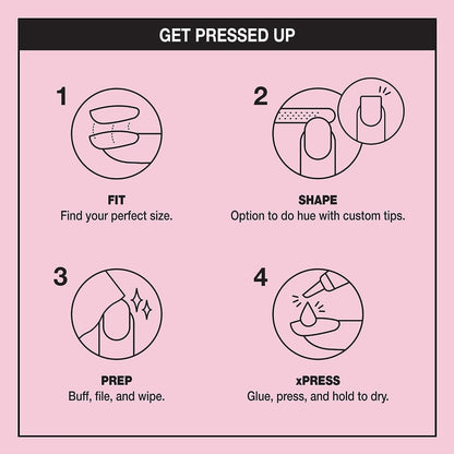 Pink Bundle of OPI xPress/ON Press On Nails, With Nail Glue, Long Baby Pink Velvet Almond Shape Nails, Editor in Chic + OPI Nail Envy, Nail Strengthening Treatment, Vegan Formula, 0.5 fl oz
