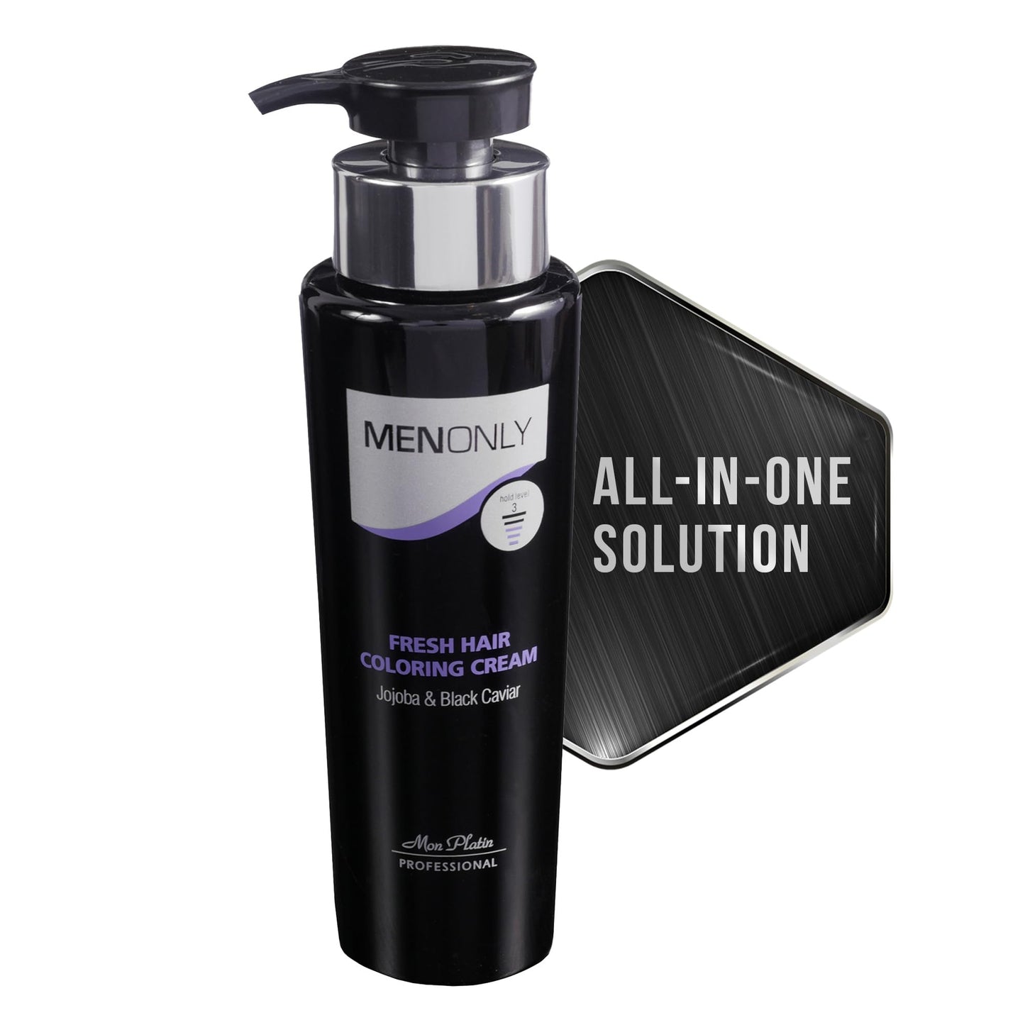 White Smoke Mon Platin Men Only Fresh Hair Coloring Cream For Men