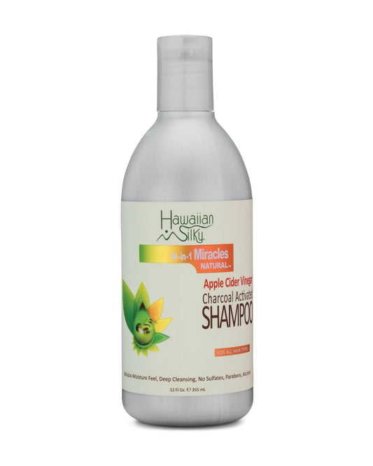 Gray Hawaiian Silky Hawaiian silky 14-in-1 miracles charcoal activated shampoo 12 fluid ounce, White, 12 Fl Ounce