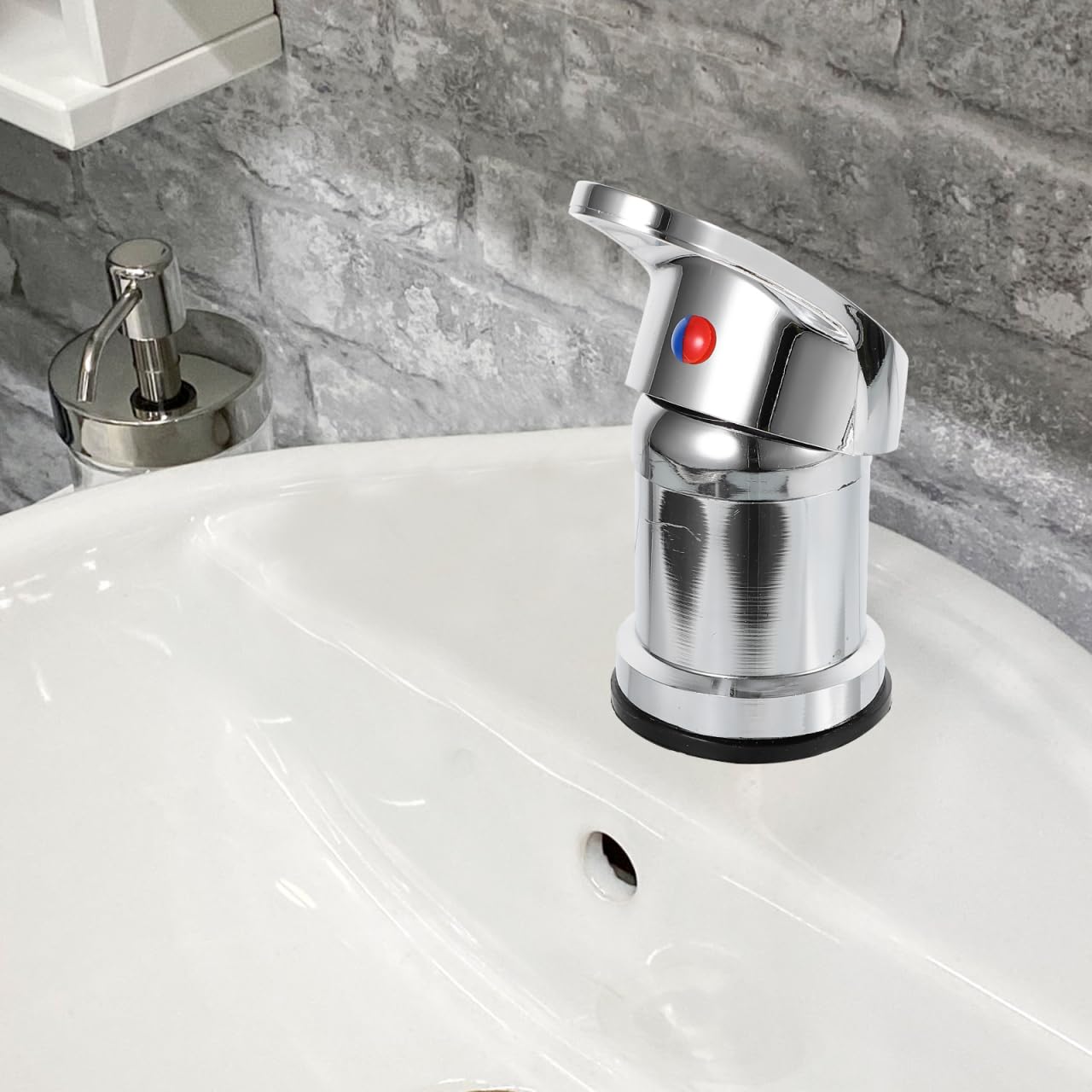 Lavender Beaupretty Professional Hair Salon Faucet Hot Cold Water Mixing Valve Tap for Shampoo Bed and Salon Sink Easy Installation Durable 5.31X3.34X1.85 Inch