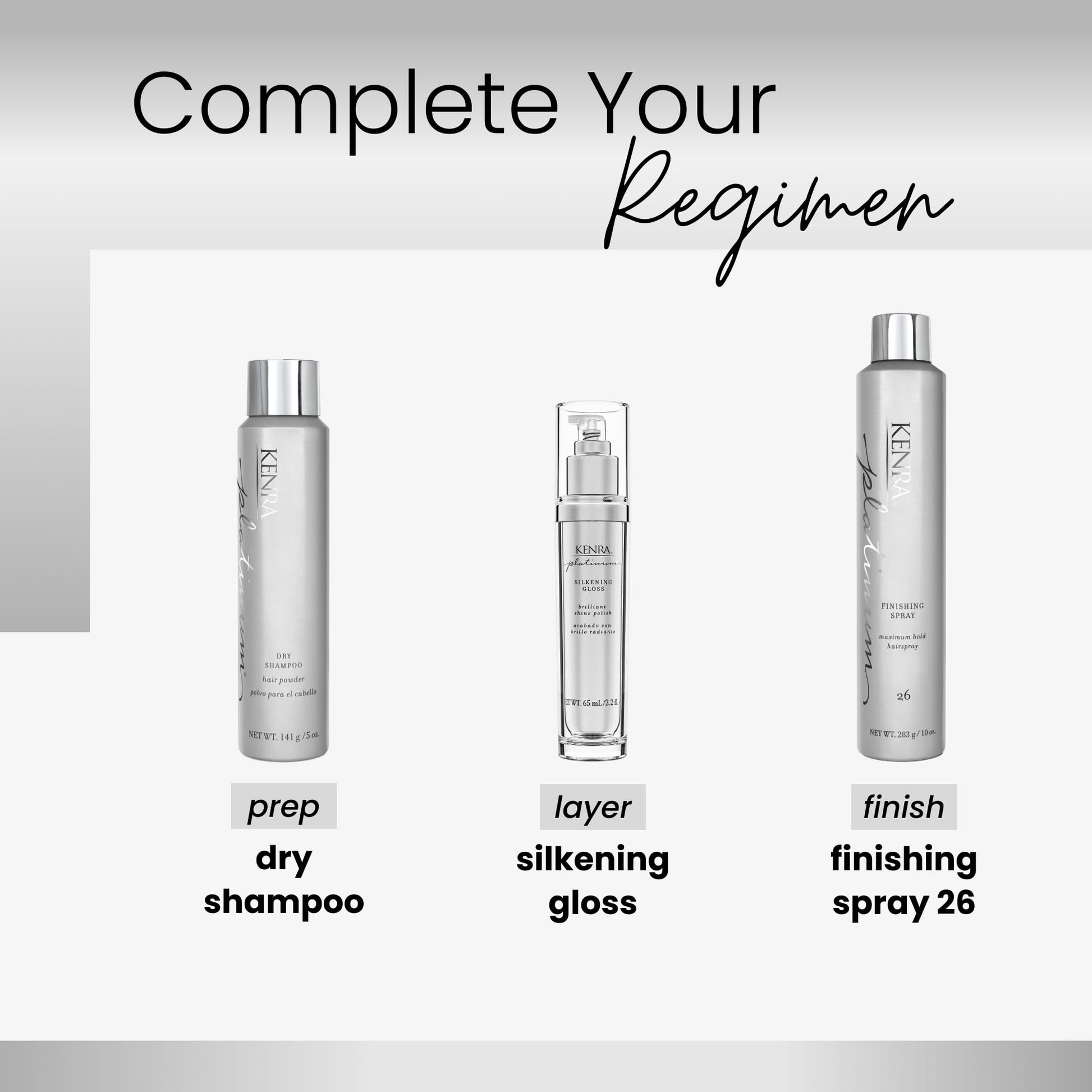 White Smoke Kenra Platinum Dry Shampoo | Oil Absorbing Spray | Instantly Revives & Refreshes Hair | Saves Time & Extends Blowouts | All Hair Types | 5 fl oz
