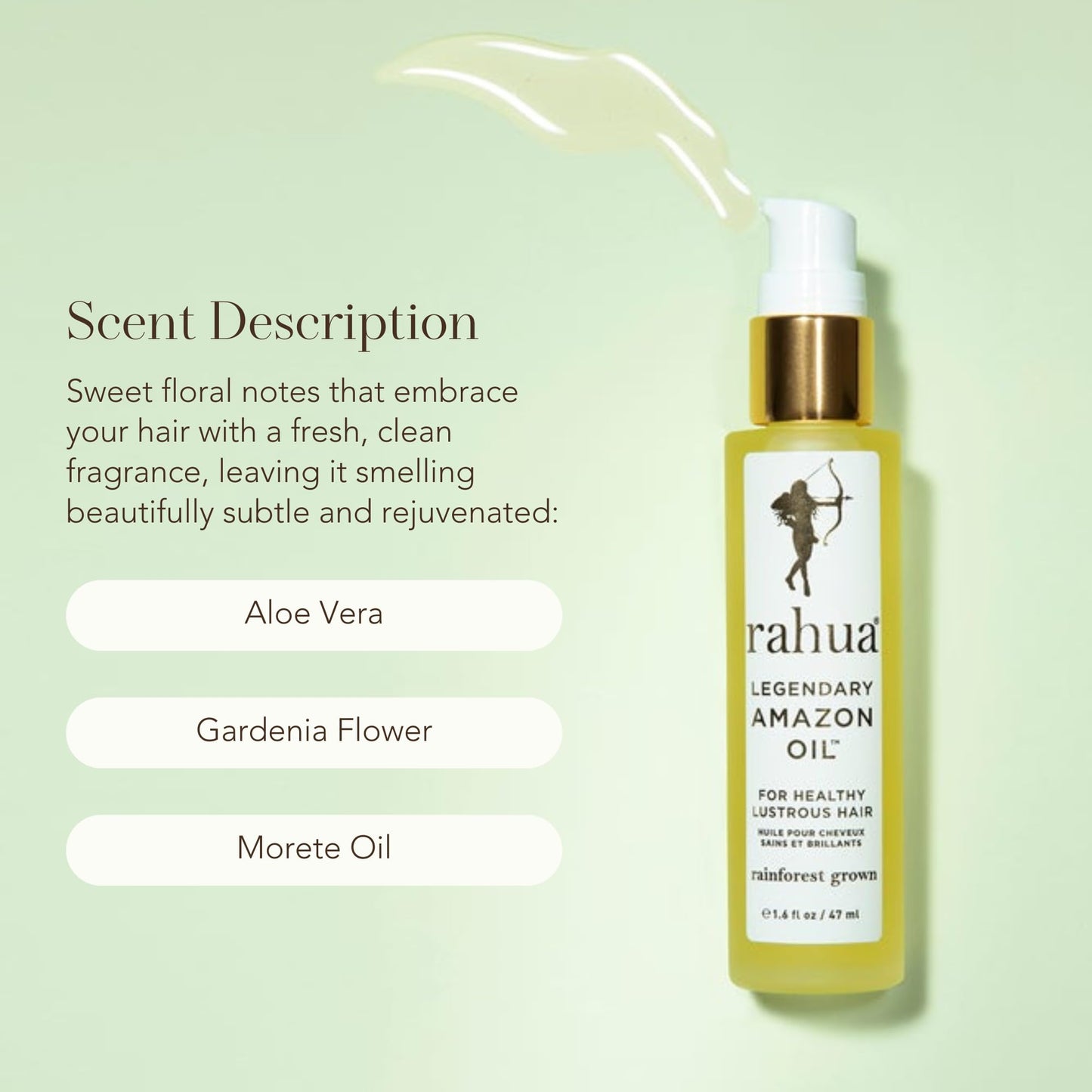 Light Gray Rahua Women's Legendary Amazon Oil, 1.6 oz/ 47 mL