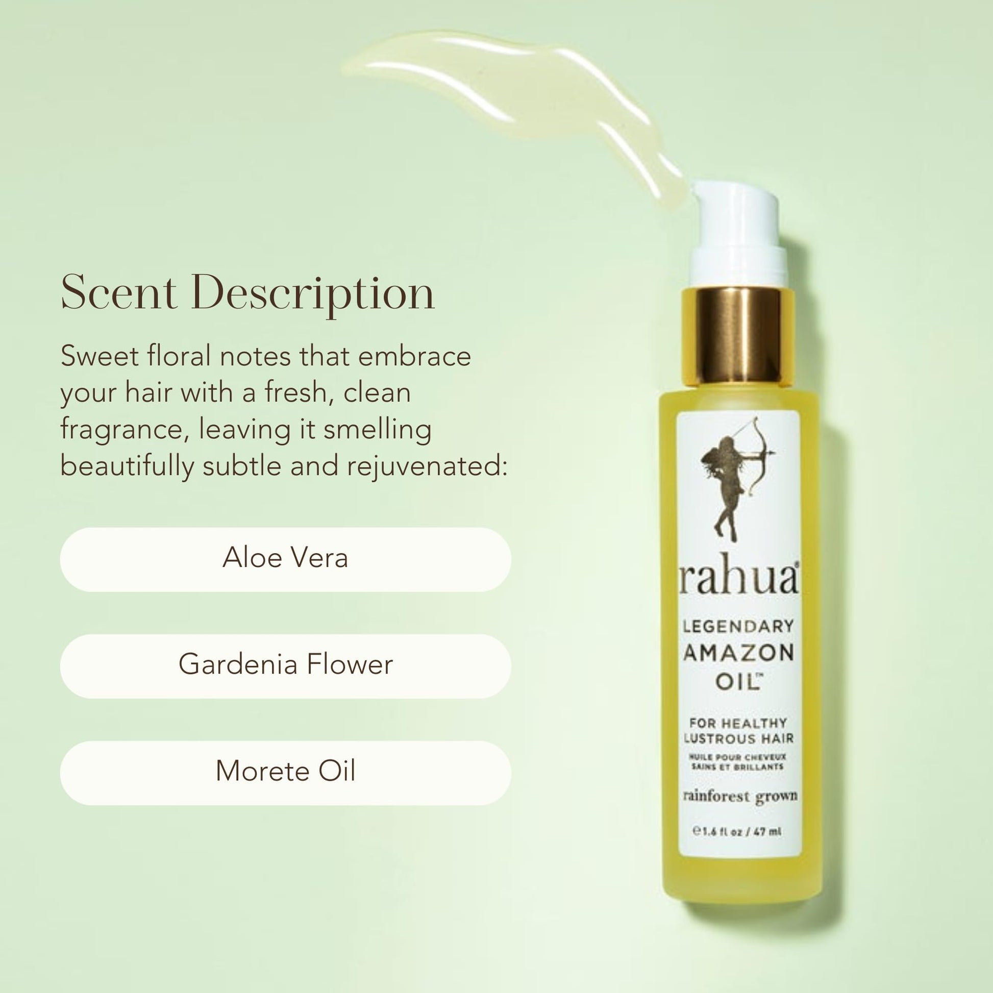 Light Gray Rahua Women's Legendary Amazon Oil, 1.6 oz/ 47 mL