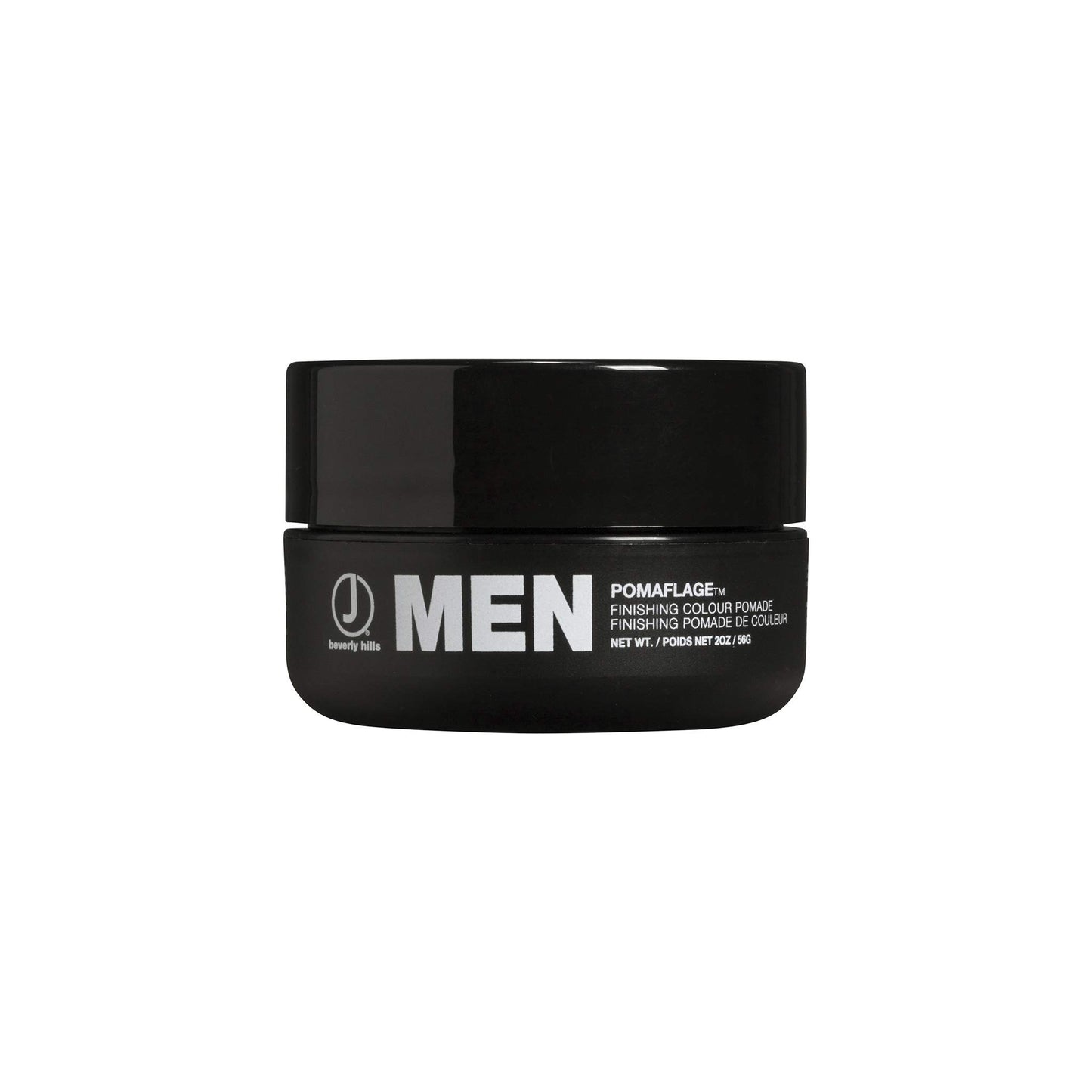 Black J Beverly Hills Men's Pomaflage Finishing Color Pomade Grey Concealer With Medium Hold, 2 Oz