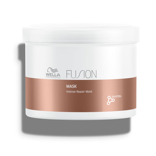 White Smoke Wella Professionals Fusion Intense Repair Mask for Damaged Hair | Repairs, Strengthens & Protects Against Breakage for Smooth, Silky Hair | 16.9 Fl Oz