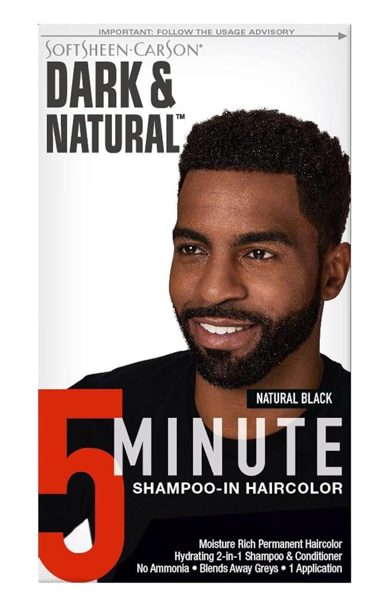 White Smoke Dark & Natural Color Men Natural Black (3 Pack)