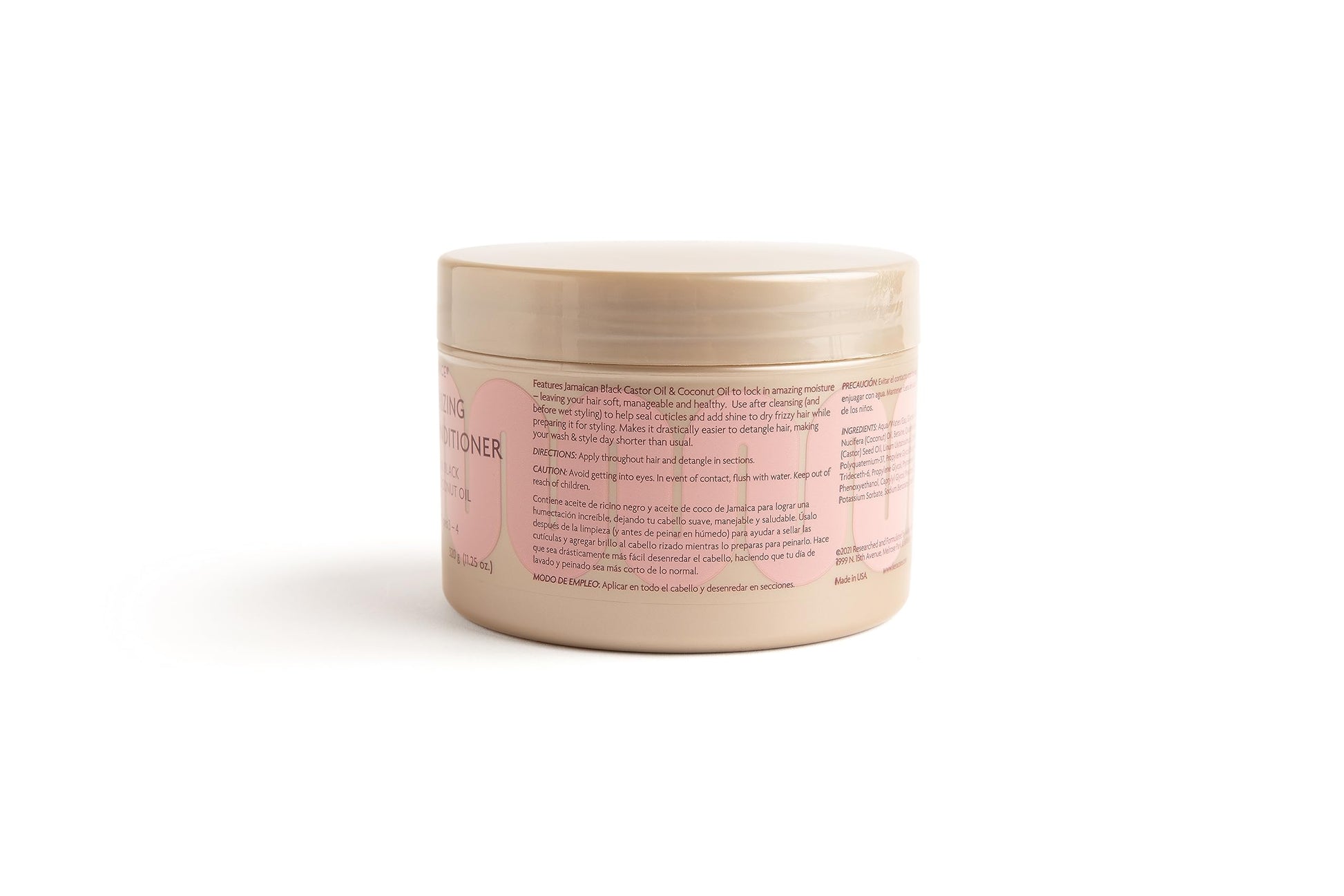 White Smoke KeraCare CurlEssence Moisturizing Coconut Leave-In Conditioner With Jamaican Black Castor Oil and Coconut Oil - For Curly Hair - Silicone, Sulfate, and Paraben Free 12 oz