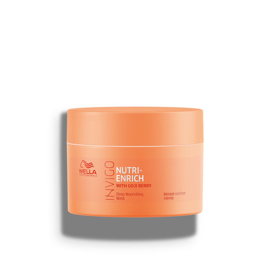 Light Salmon Wella Professionals Invigo Nutri-Enrich Deep Nourishing Mask | For Dry or Stressed Hair | 5.07 Fl Oz