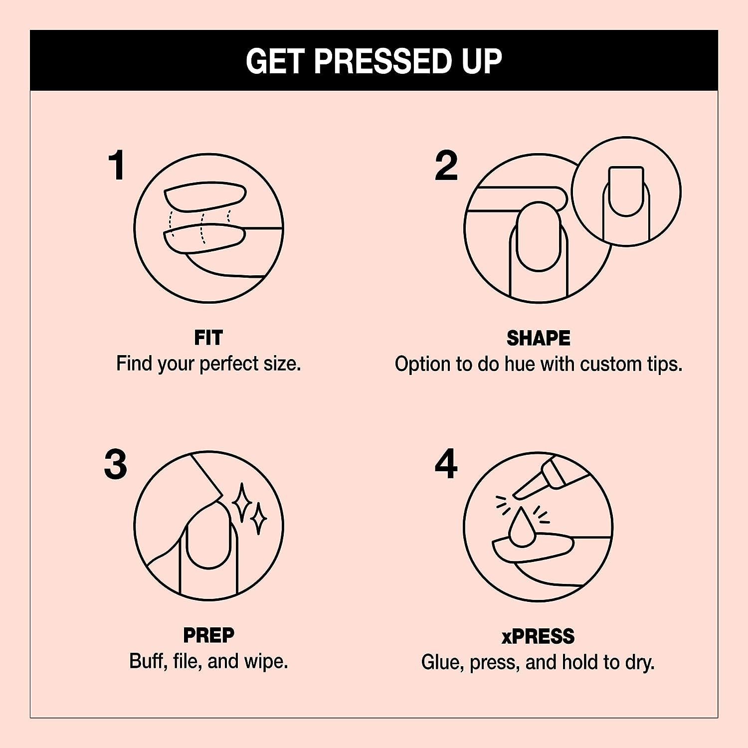 Misty Rose Bundle of OPI xPress/On Press On Nails, With Nail Glue, Long Neutral Coffin Shape Nails, Bubble Bath + OPI Nail Envy, Nail Strengthening Treatment, Stronger Nails in 1 Week, Vegan Formula, 0.5 fl oz