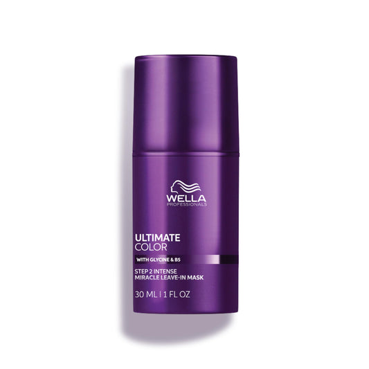 Midnight Blue Wella Professionals Ultimate Color Intense Miracle Leave-in Hair Mask | Moisturizing, Anti-Breakage Formula | Shine & Color Vibrancy | For All Color-Treated Hair | 1 Fl Oz | 30ml