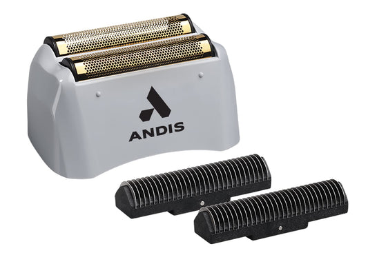 White Smoke Andis 17280 ProFoil Lithium TS-1 Replacement Foil & Cutter – Titanium, Professional Shaver Performance