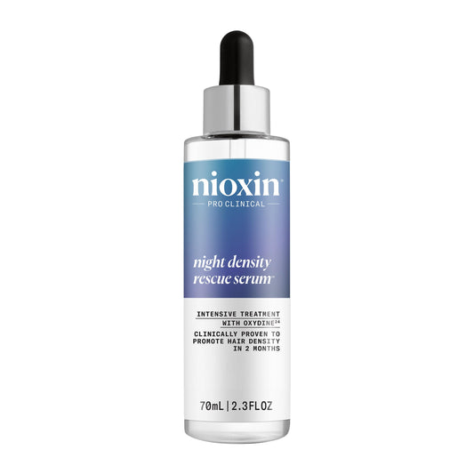 White Smoke Nioxin Night Density Rescue Serum | Overnight Hair Thickening Serum | Protects Against Hair Breakage | Intensive Treatment with Oxydine | 2.4 Fl oz.