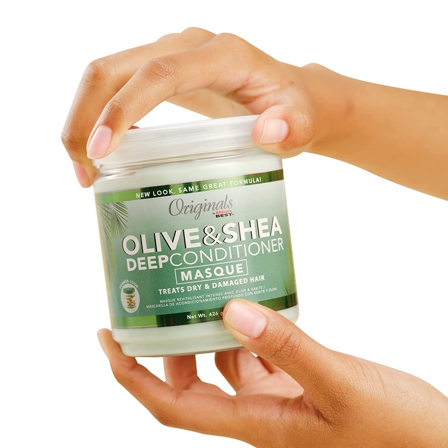 White Smoke Africas Best Orig Olive & Shea Deep Conditioner Masque 15 Ounce (Pack of 2)