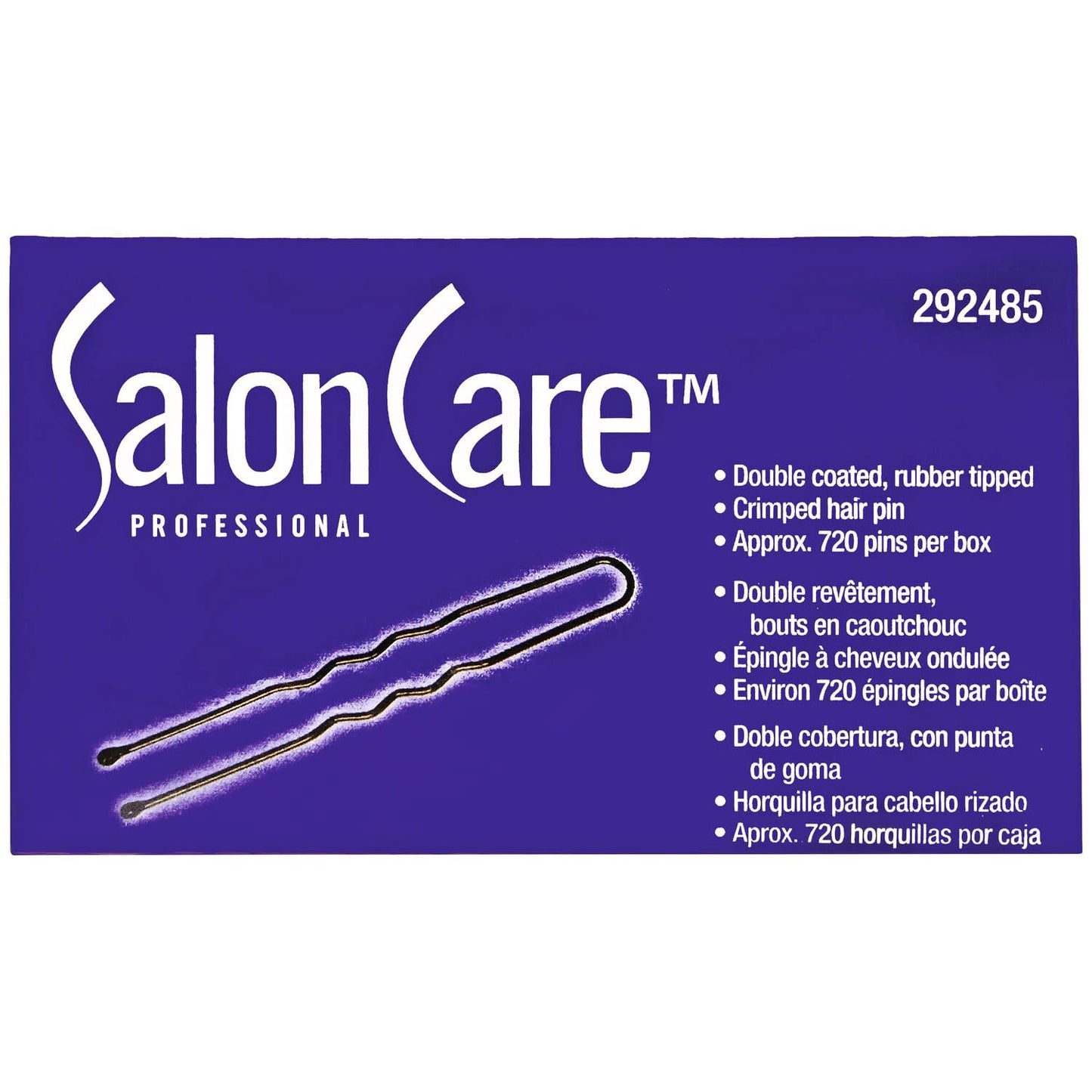 Dark Slate Blue Salon Care Brown Professional Hair Pins Brown