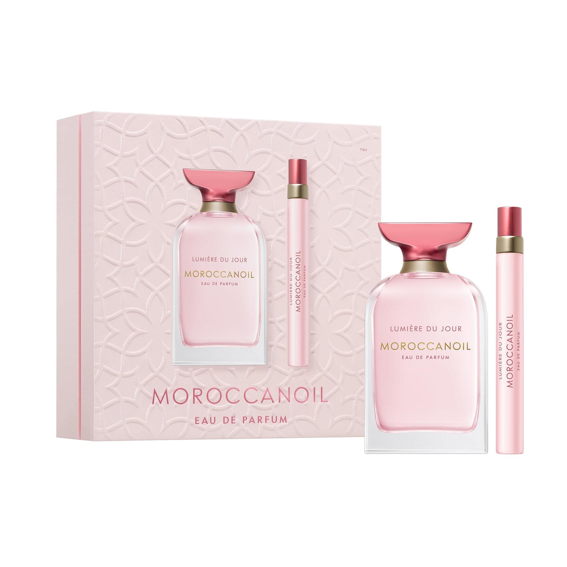 Light Gray Moroccanoil Lumière du Jour Eau de Parfum Set