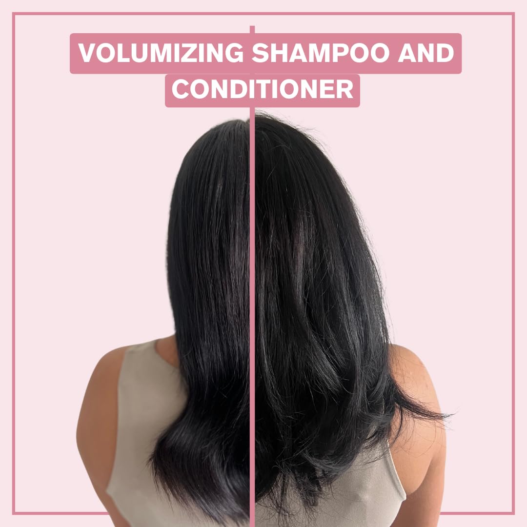 Misty Rose Alcôve - Volumizing Conditioner - Fine and Thin Hair - Lightweight Volume - Anti-frizz - Hydrate - with Argan Oil and Mango Extract - Color-Safe - Sulfate-Free - 10oz