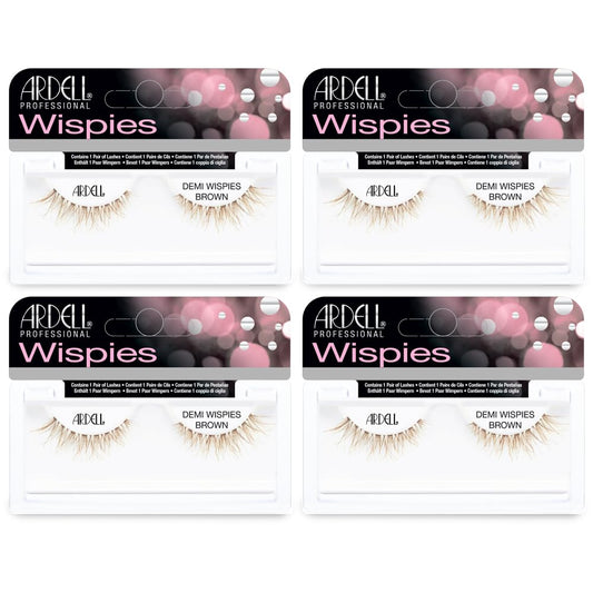White Smoke Ardell False Eyelashes Demi Wispies Brown (4 Pack)