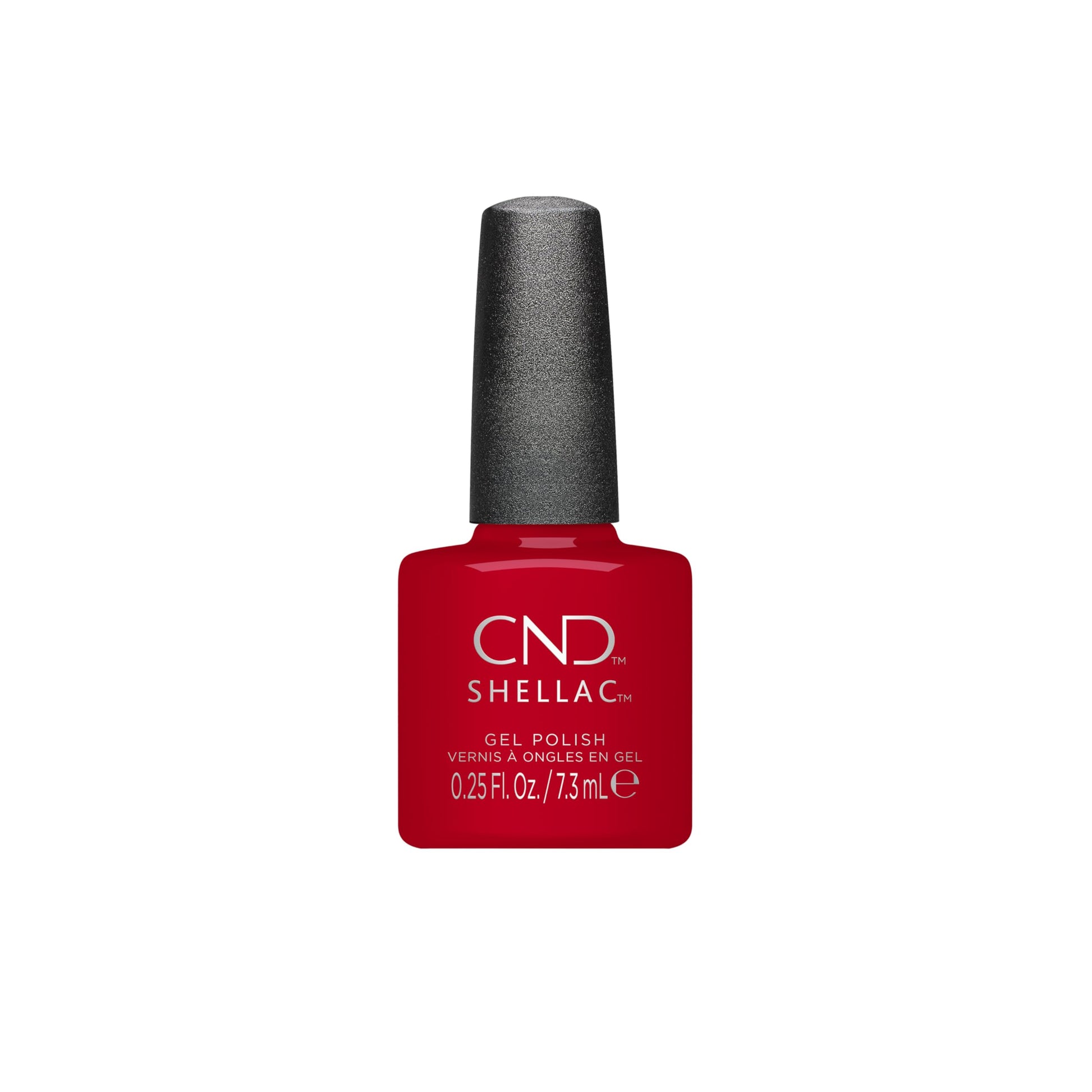 White Smoke CND Shellac Gel Nail Polish, Long-lasting Nail Paint Color with Curve-hugging Brush, 158 Wildfire, 0.25 fl oz