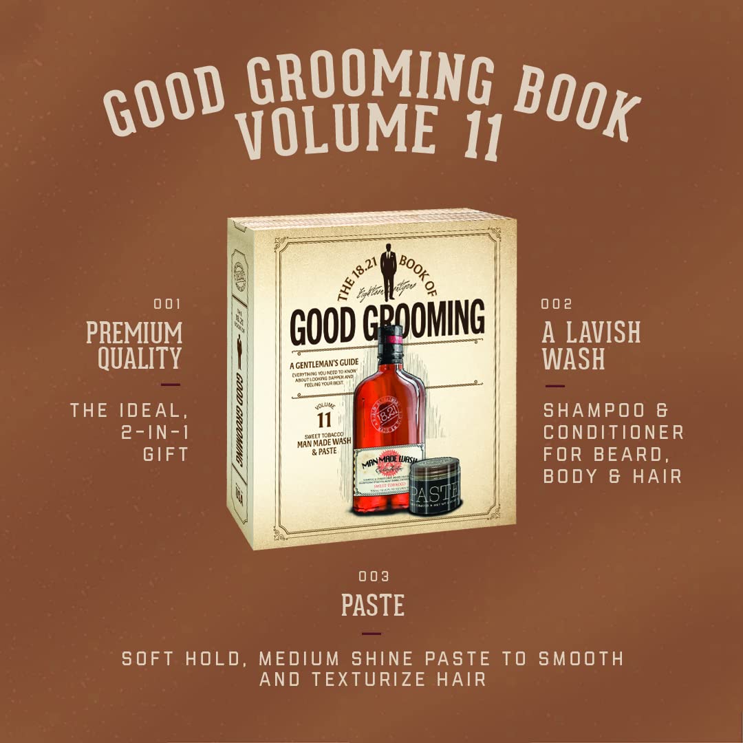 Sienna 18.21 Man Made Men's Book of Good Grooming Gift Set Volume 11,1 Count (Pack of 1)