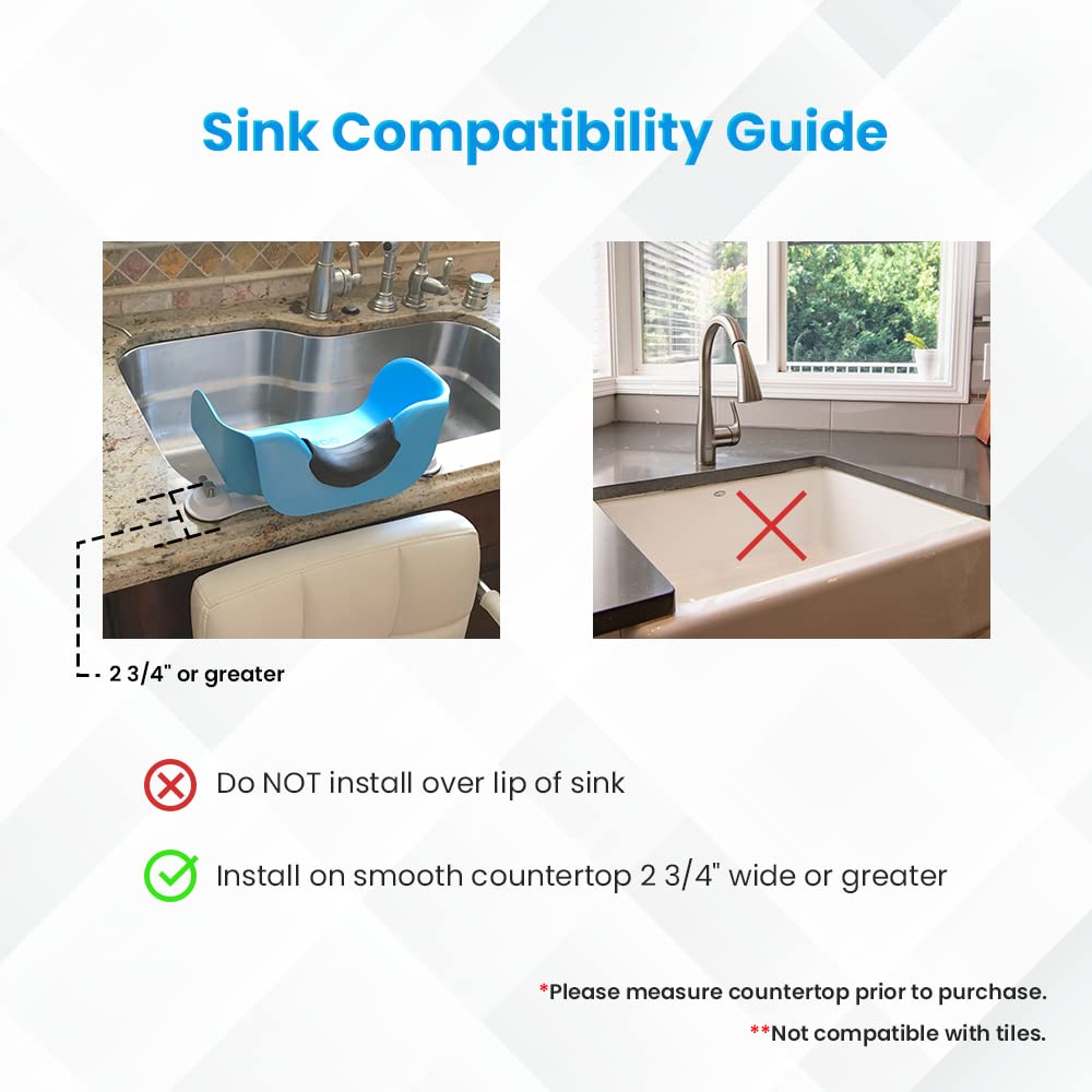 White Smoke Shampoo Buddy Portable Hair Wash Basin for Children, Toddlers, Kids, Teens | Portable Shampoo Bowl for use on Bathtub or Sink (Grey)