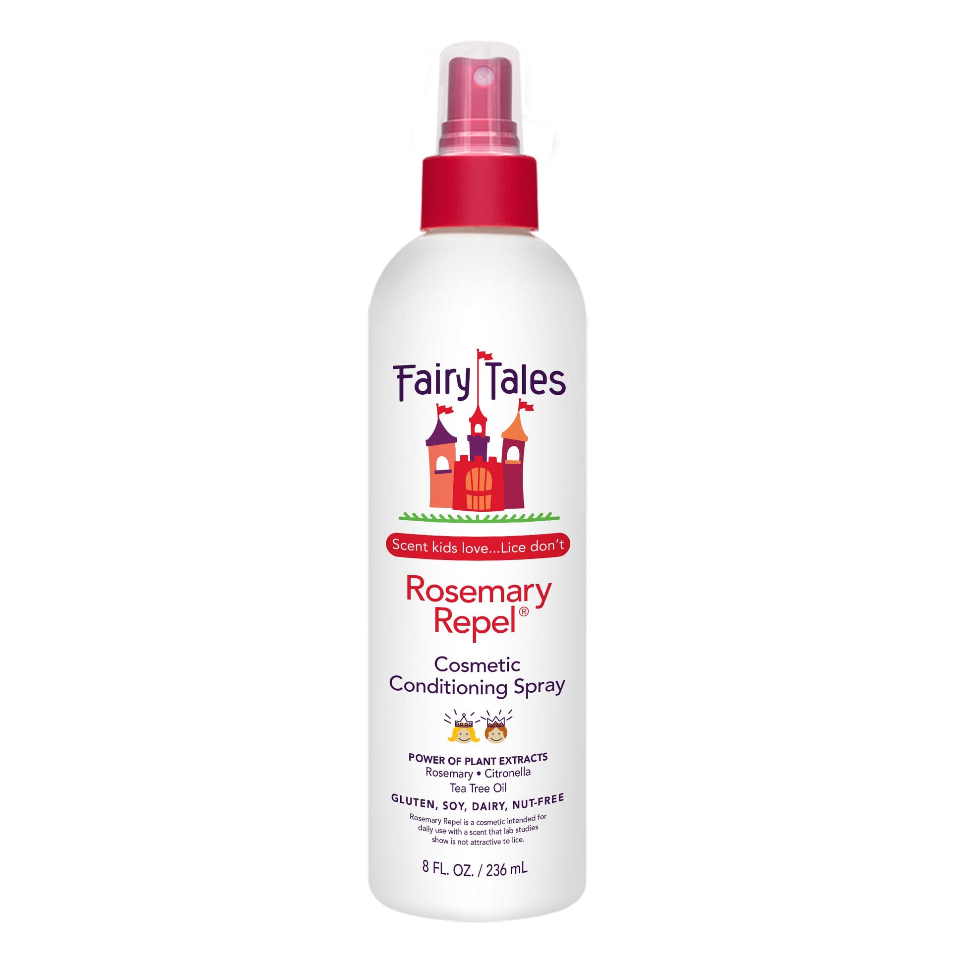 White Smoke Fairy Tales Rosemary Repel Daily Kids Conditioning Spray – Kids Like the Smell, Lice Do Not, 8 fl oz. (Pack of 1)
