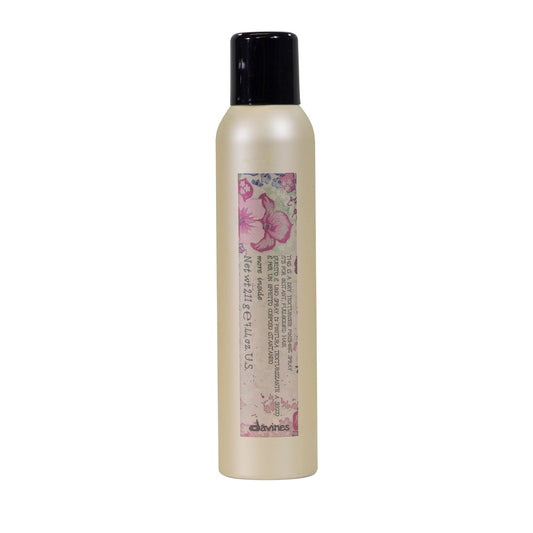 Dark Gray Davines This Is A Dry Texturizer, Medium Hold Instant Volume & Texture - Piecey Texture Spray without Weighing Down - Refreshing & Reworkable, 8.45 Fl Oz