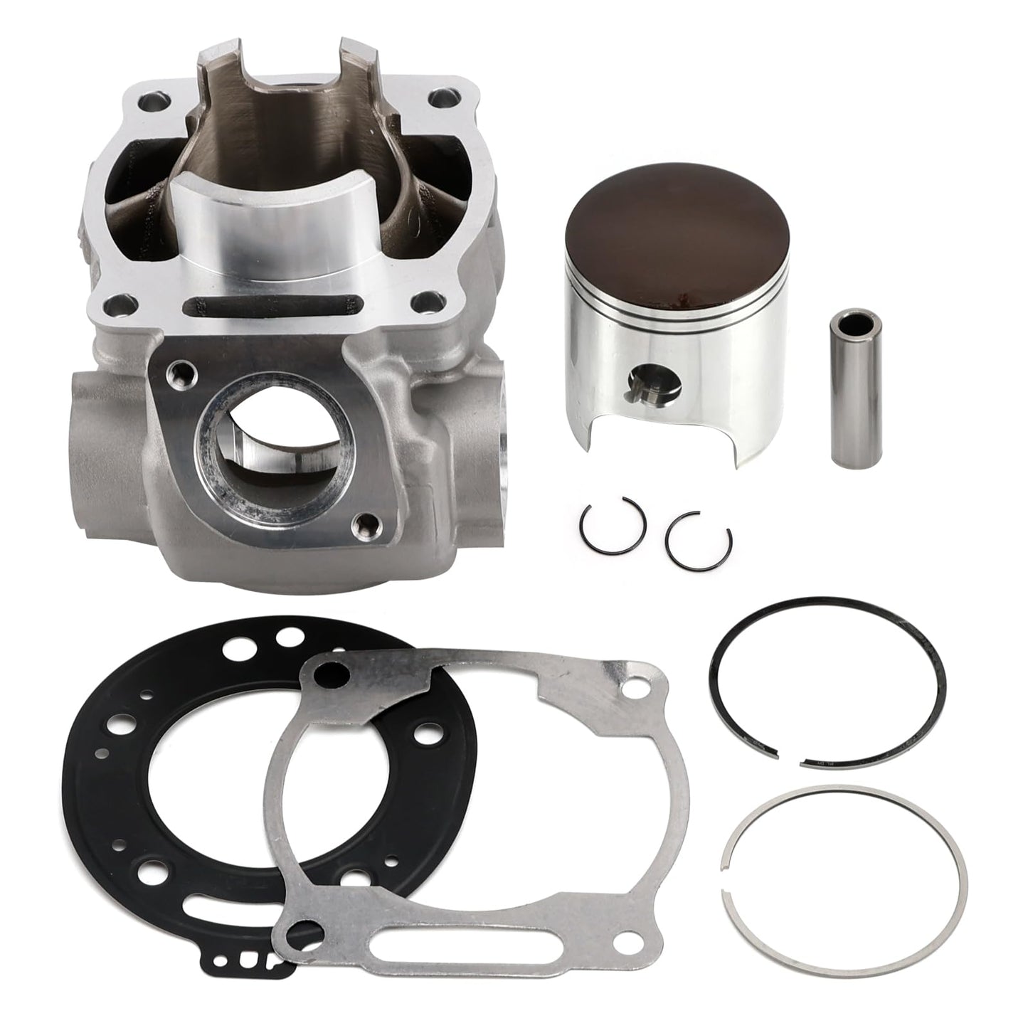 White Smoke Frezon Cylinder Piston Gasket Top End Rebuild Kit 66.8mm Fit for Yamaha DT 230 Lanza 1997-2000, MT TSE 250