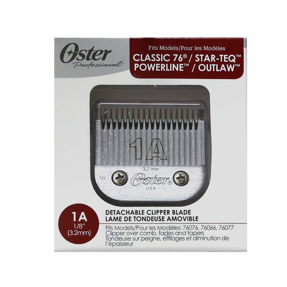 Light Gray Oster Clipper Replacement Blade 1/8" #76918-076