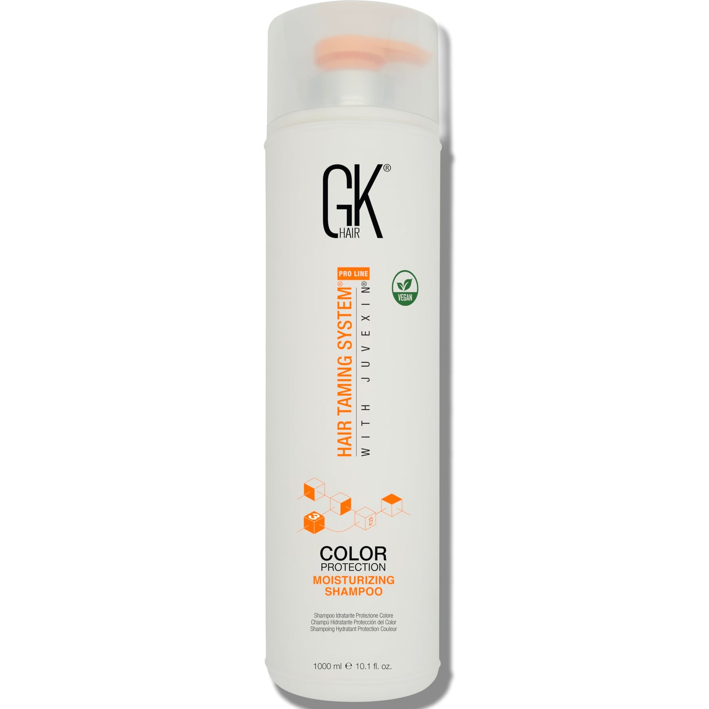 Light Gray GK HAIR Vegan Color Treated Moisturizing Shampoo for Women Deep Conditioning Hair Mask with Keratin and Frizz Control Hydrate Treatment for Dry Damaged Hair – 33.8 Ounce