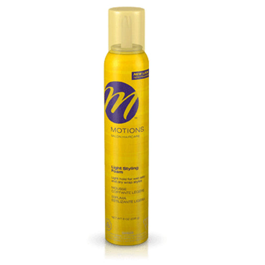 Dark Goldenrod Motions Light Styling Foam --8 oz.