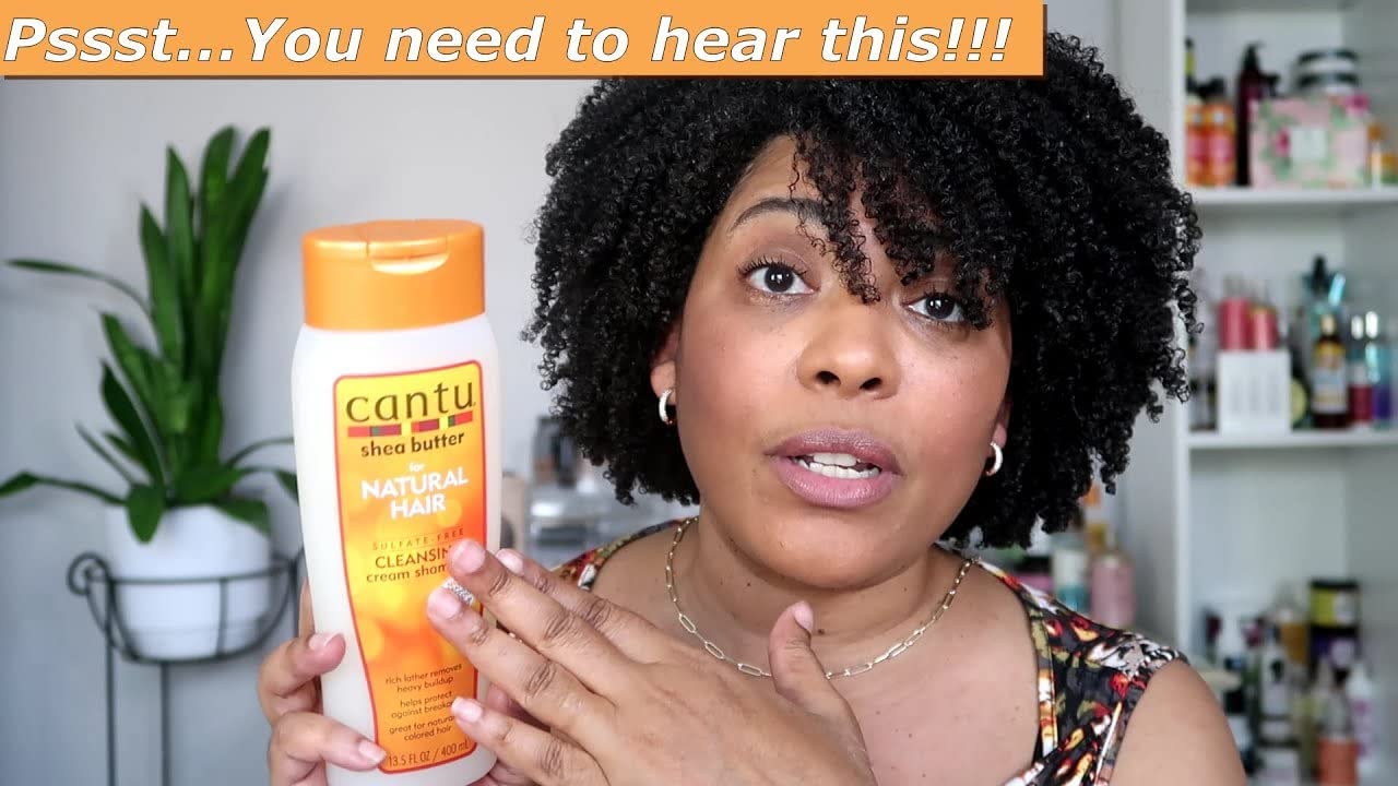 Black Cantu Sulfate-Free Cleansing Cream Shampoo 2-pack, 27 Total Fl Oz. Embrace your curly, coily, or wavy hair.