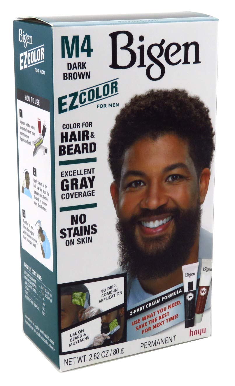 White Smoke Bigen Ez Color For Men M4 Dark Brown Kit (Pack of 6)