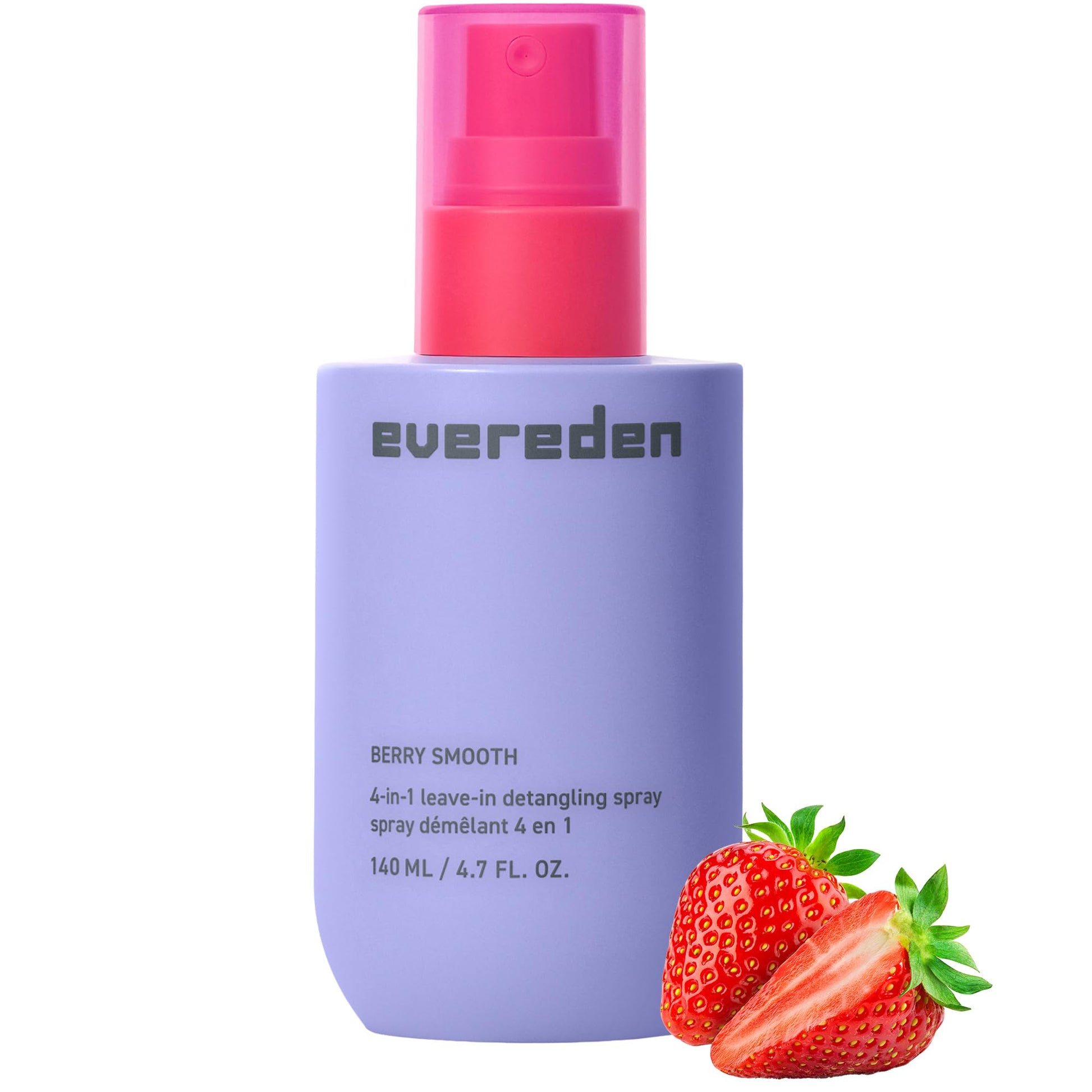 White Smoke Evereden Kids Detangler Spray: 4-in-1 Leave-In Hair Spray | Detangle, Moisturize & Fight Frizz | Easily Tackle Even the Toughest Knots | Clean & Vegan All types of Hair Product for Kids