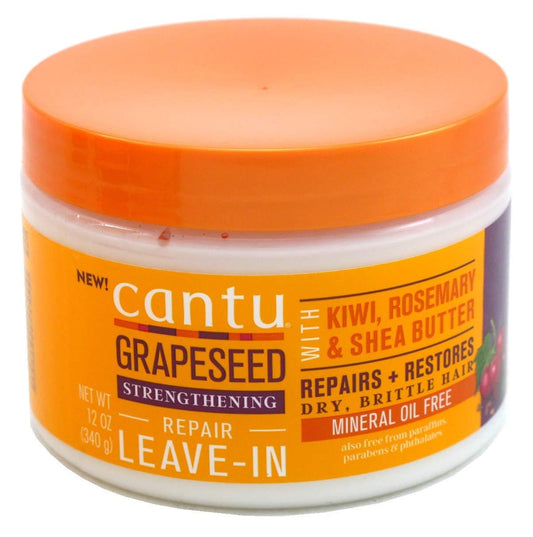 Light Salmon Cantu Grapeseed Leave in Conditioning Cream, 12 oz